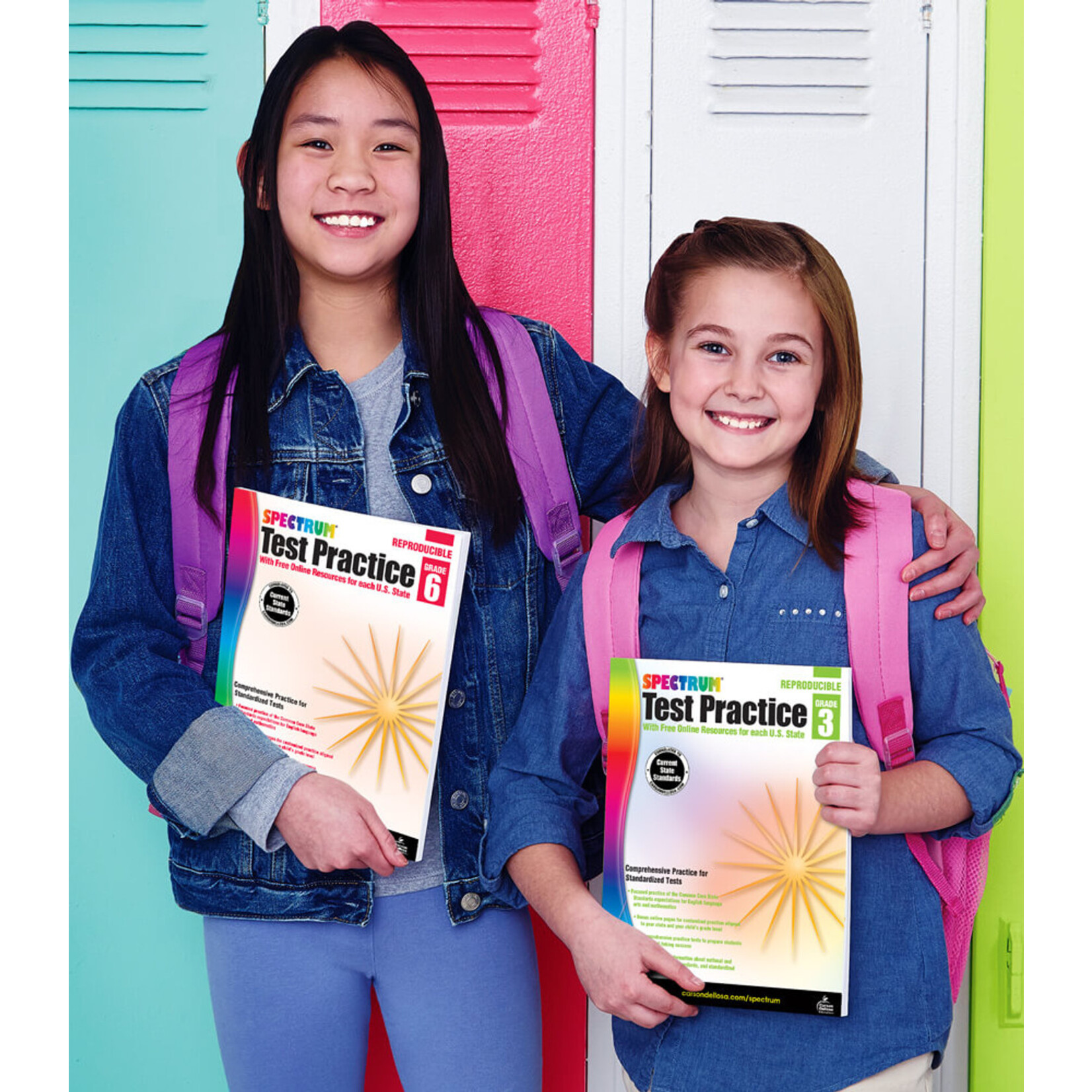 CARSON DELLOSA PUBLISHING CO Spectrum Test Practice Workbook Grade 6