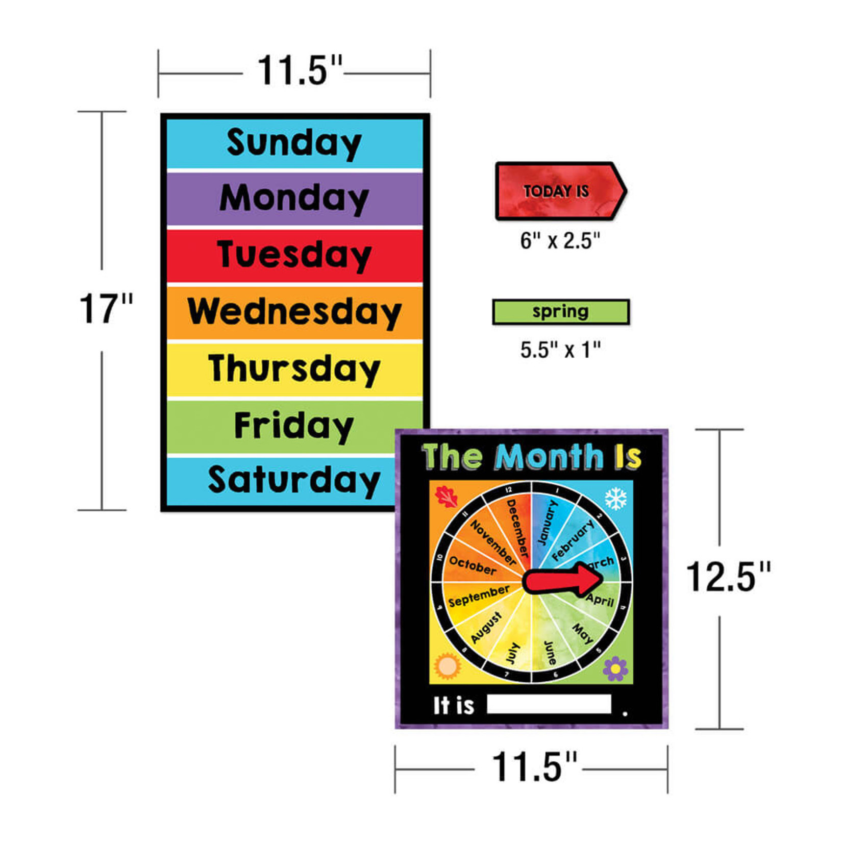 CARSON DELLOSA PUBLISHING CO Celebrate Learning Calendar Bulletin Board Set