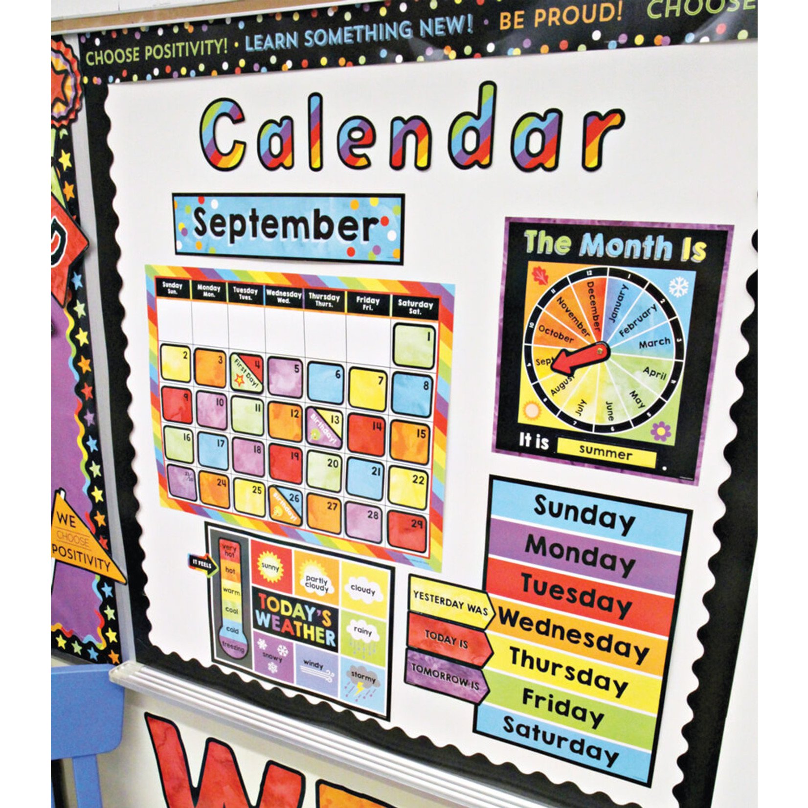 CARSON DELLOSA PUBLISHING CO Celebrate Learning Calendar Bulletin Board Set