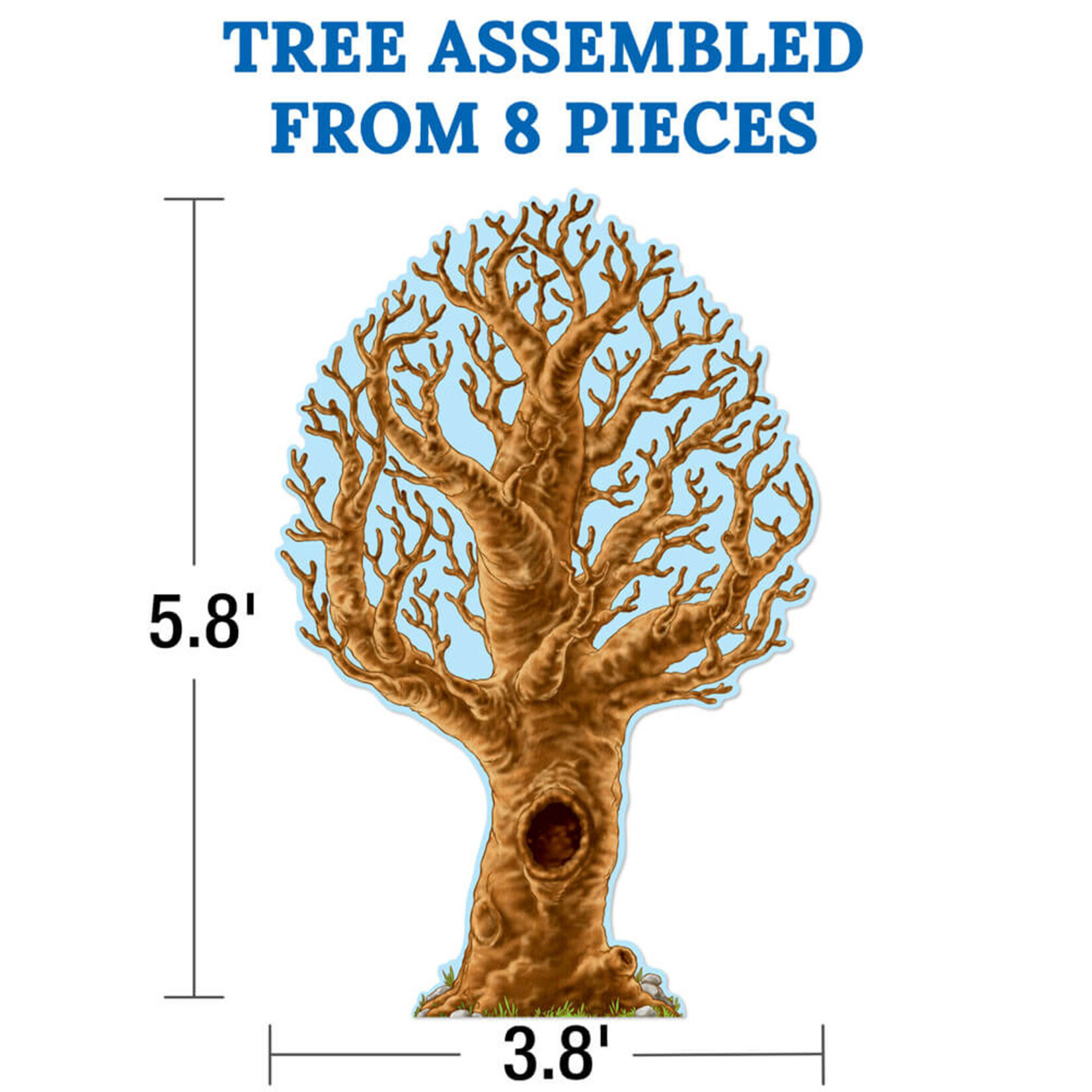 CARSON DELLOSA PUBLISHING CO Big Realistic Tree Bulletin Board Set Grade PK-5