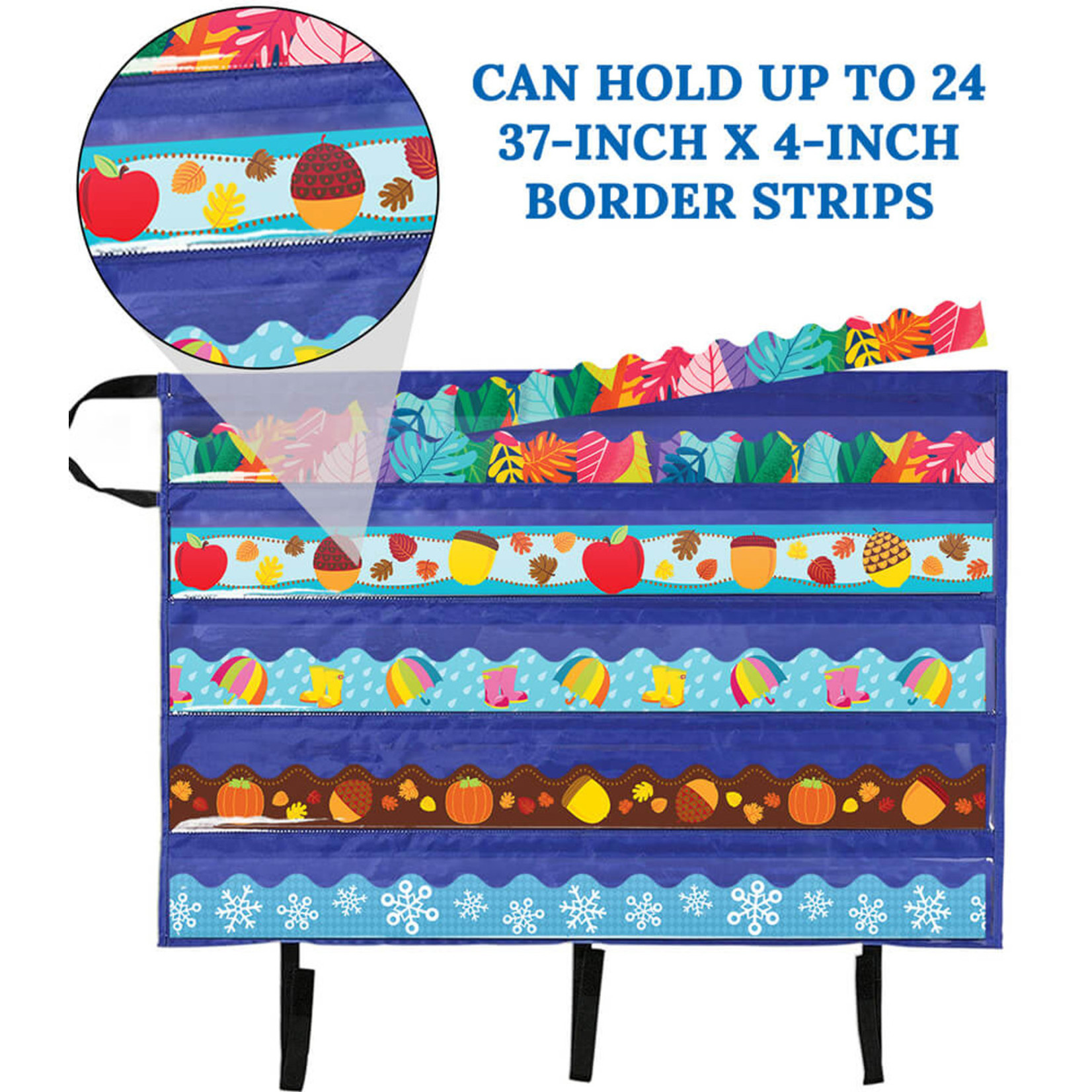 CARSON DELLOSA PUBLISHING CO Border Pocket Chart Storage