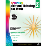 CARSON DELLOSA PUBLISHING CO Spectrum Critical Thinking for Math Workbook Grade 2