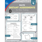 CARSON DELLOSA PUBLISHING CO Math Instant Assessments for Data Tracking Resource Book Grade 4