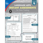 CARSON DELLOSA PUBLISHING CO Language Arts Instant Assessments for Data Tracking Resource Book Grade 4