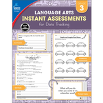 CARSON DELLOSA PUBLISHING CO Language Arts Instant Assessments for Data Tracking Resource Book Grade 3