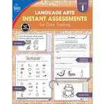 CARSON DELLOSA PUBLISHING CO Language Arts Instant Assessments for Data Tracking Resource Book Grade 1