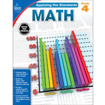CARSON DELLOSA PUBLISHING CO Applying the Standards Math Workbook Grade 4