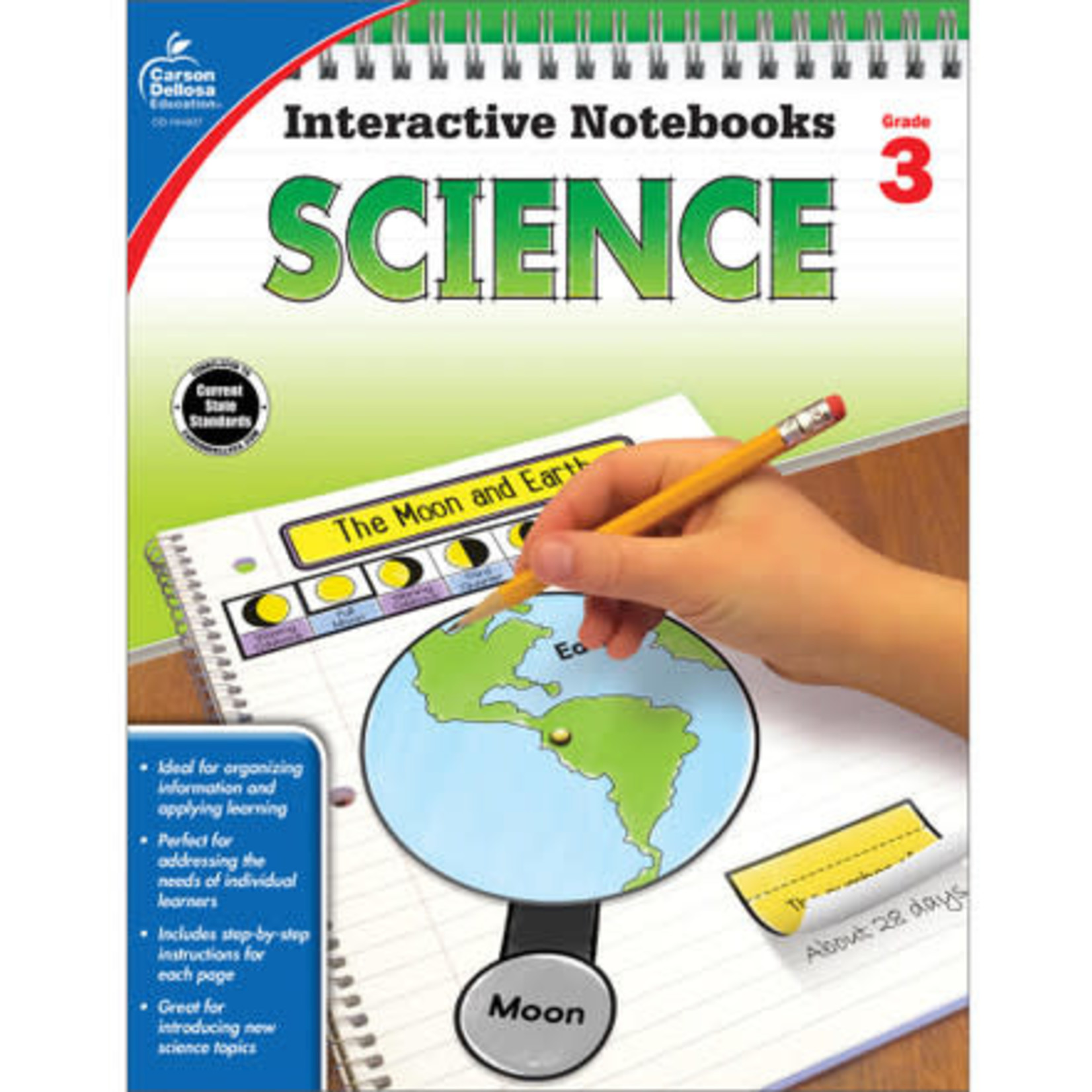 CARSON DELLOSA PUBLISHING CO Interactive Notebooks: Science Resource Book Grade 3