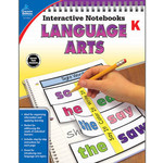 CARSON DELLOSA PUBLISHING CO Interactive Notebooks: Language Arts Resource Book Grade K