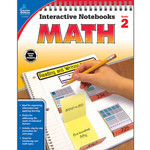 CARSON DELLOSA PUBLISHING CO Interactive Notebooks: Math Resource Book Grade 2
