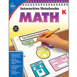 CARSON DELLOSA PUBLISHING CO Interactive Notebooks: Math Resource Book Grade K