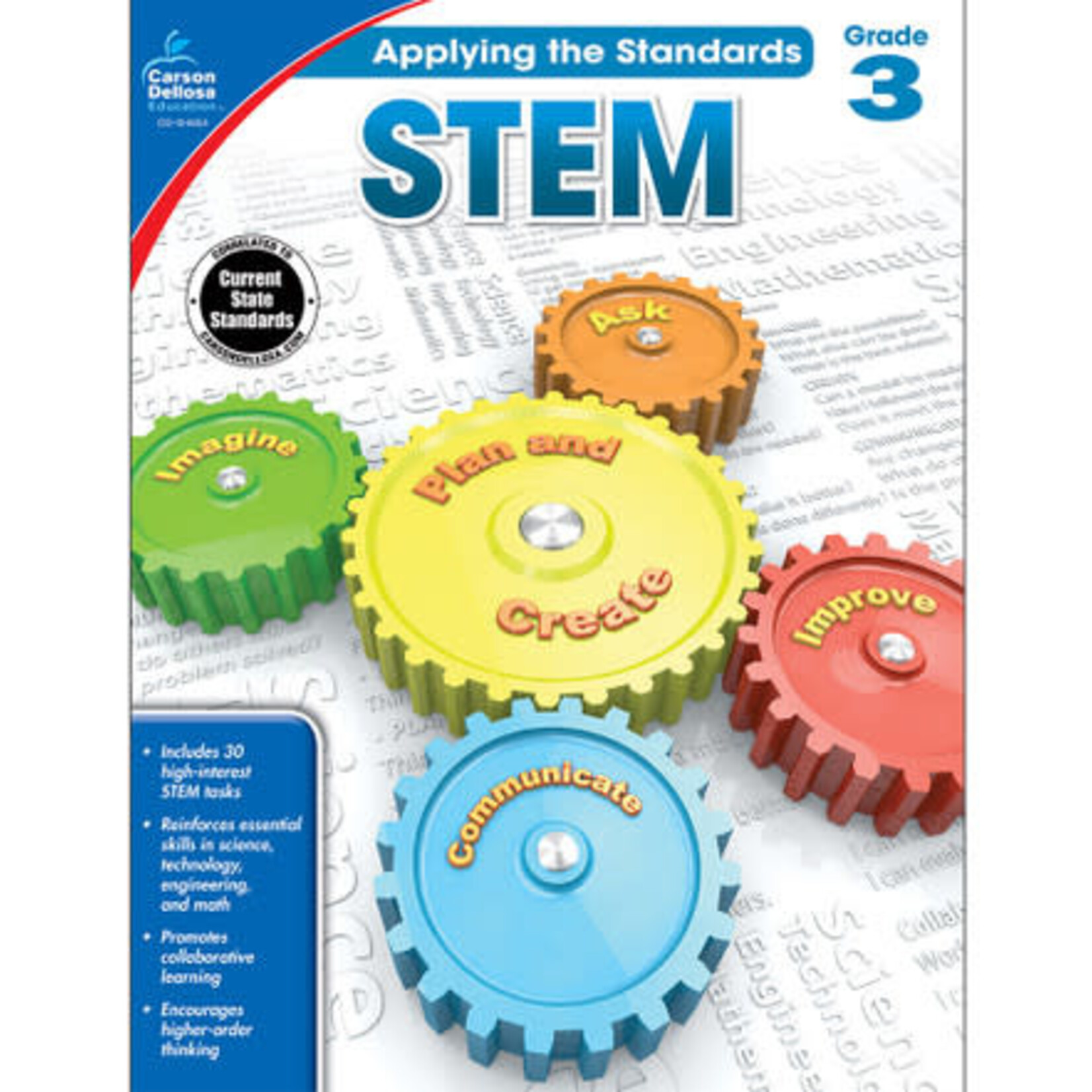 CARSON DELLOSA PUBLISHING CO STEM Workbook Grade 3