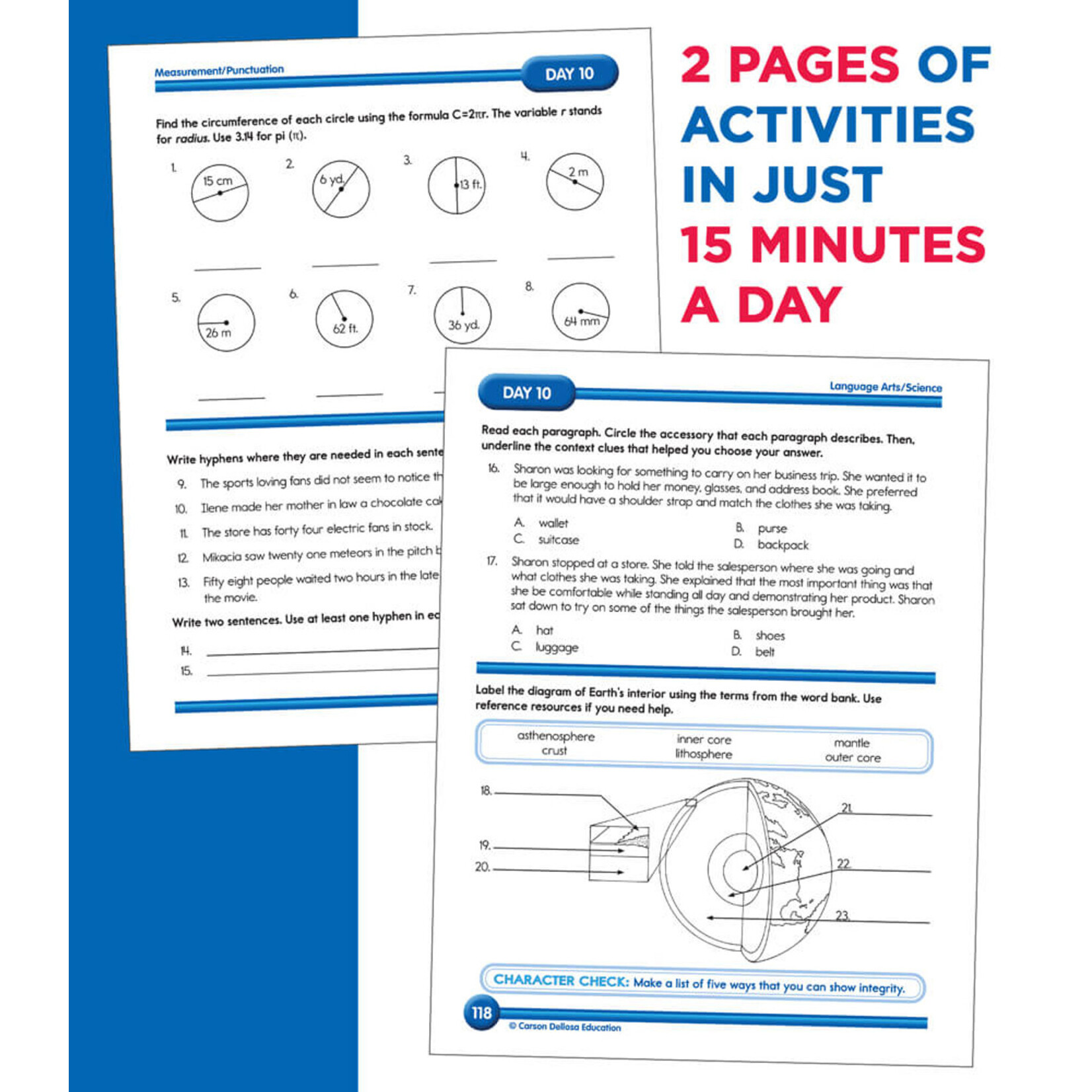 CARSON DELLOSA PUBLISHING CO Summer Bridge Activities® Workbook Grade 6-7