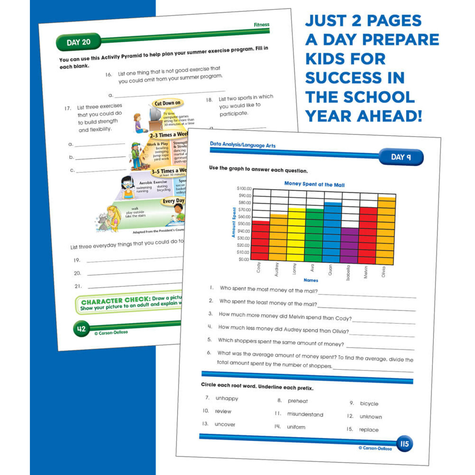 CARSON DELLOSA PUBLISHING CO Summer Bridge Activities® Workbook Grade 4-5