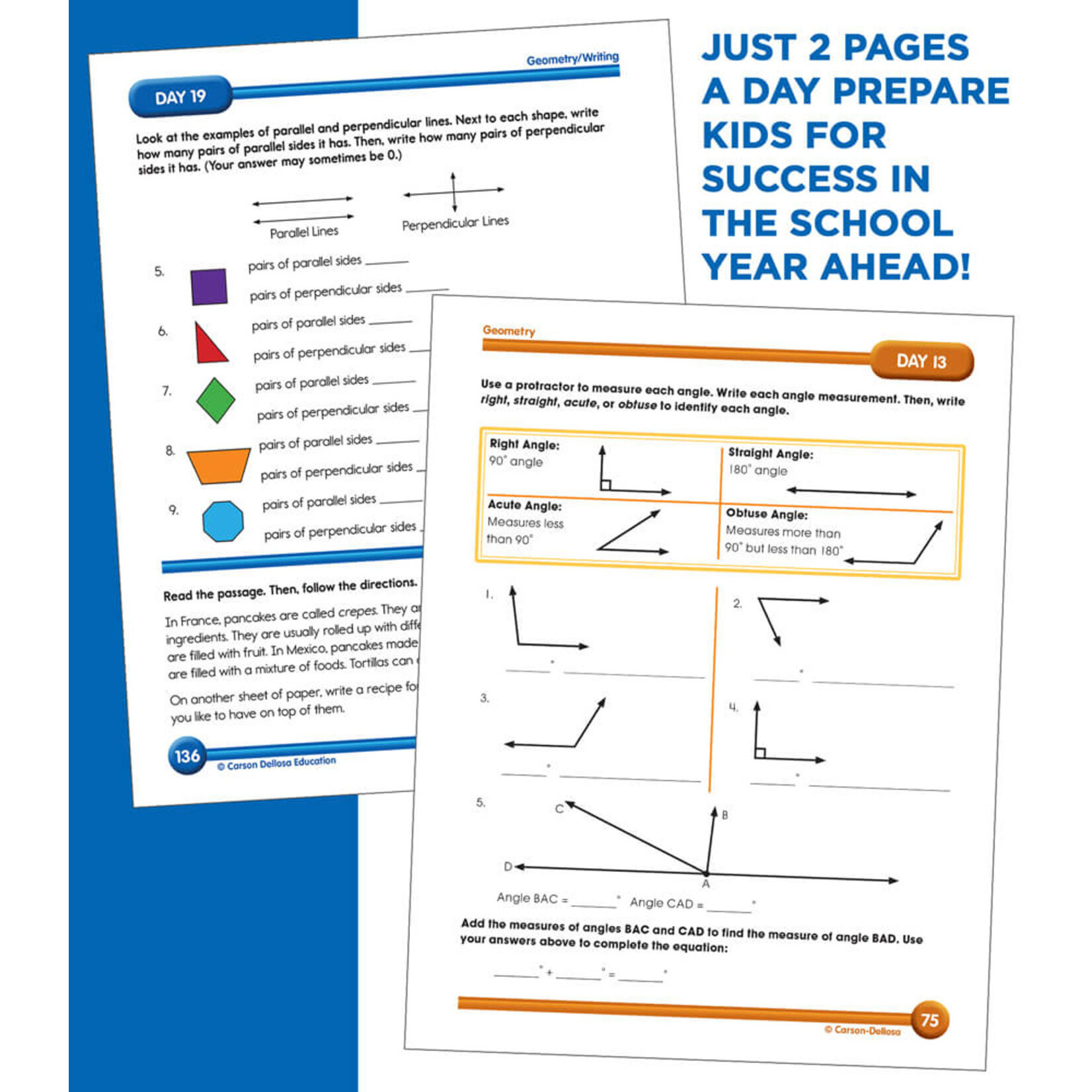 CARSON DELLOSA PUBLISHING CO Summer Bridge Activities® Workbook Grade 3-4