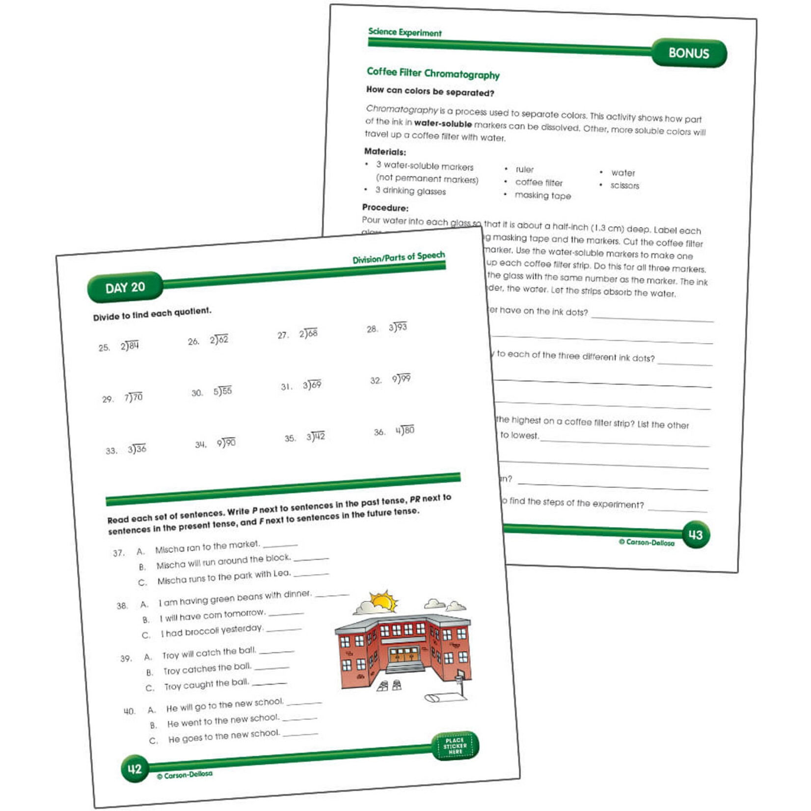 CARSON DELLOSA PUBLISHING CO Summer Bridge Activities® Workbook Grade 3-4