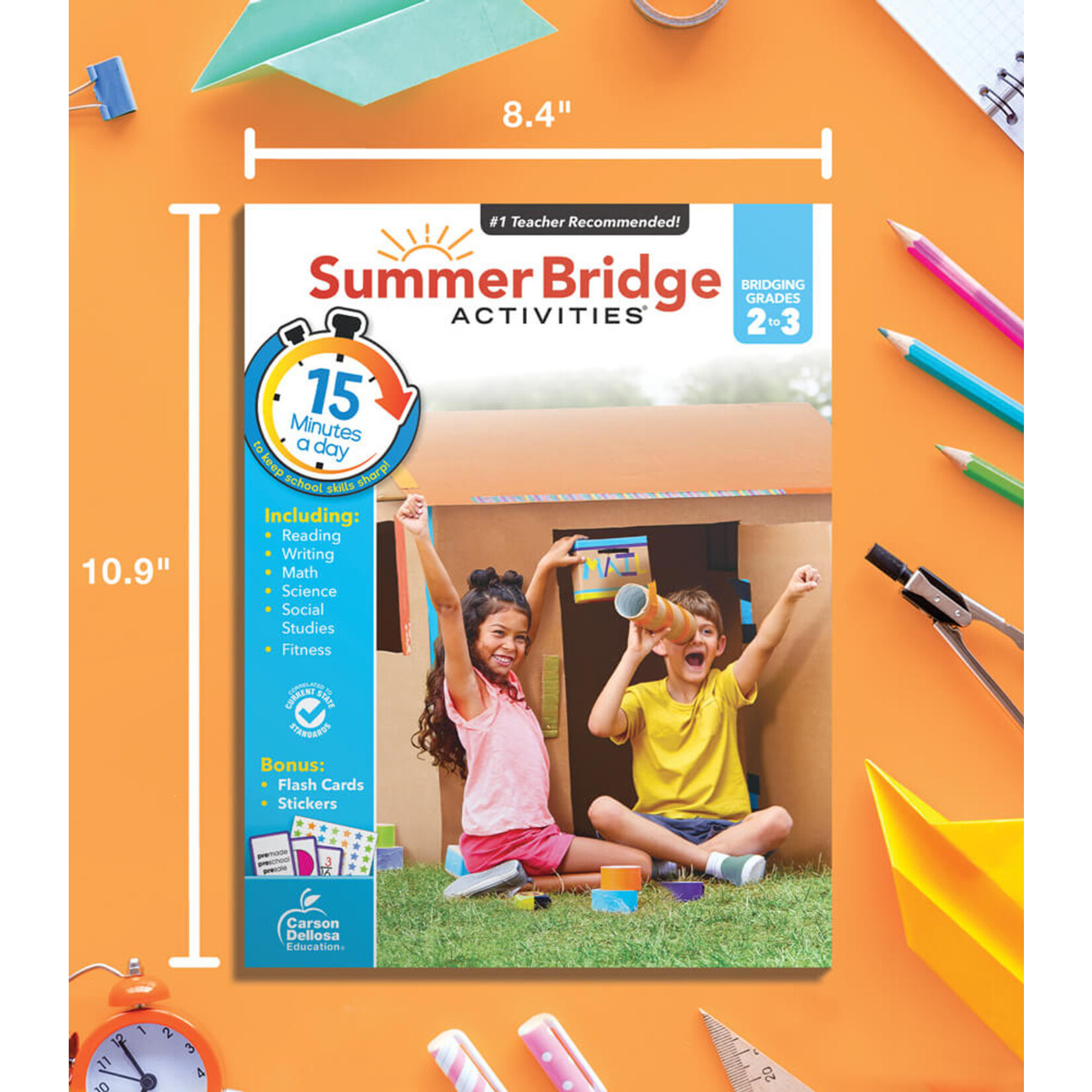CARSON DELLOSA PUBLISHING CO Summer Bridge Activities® Workbook Grade 2-3