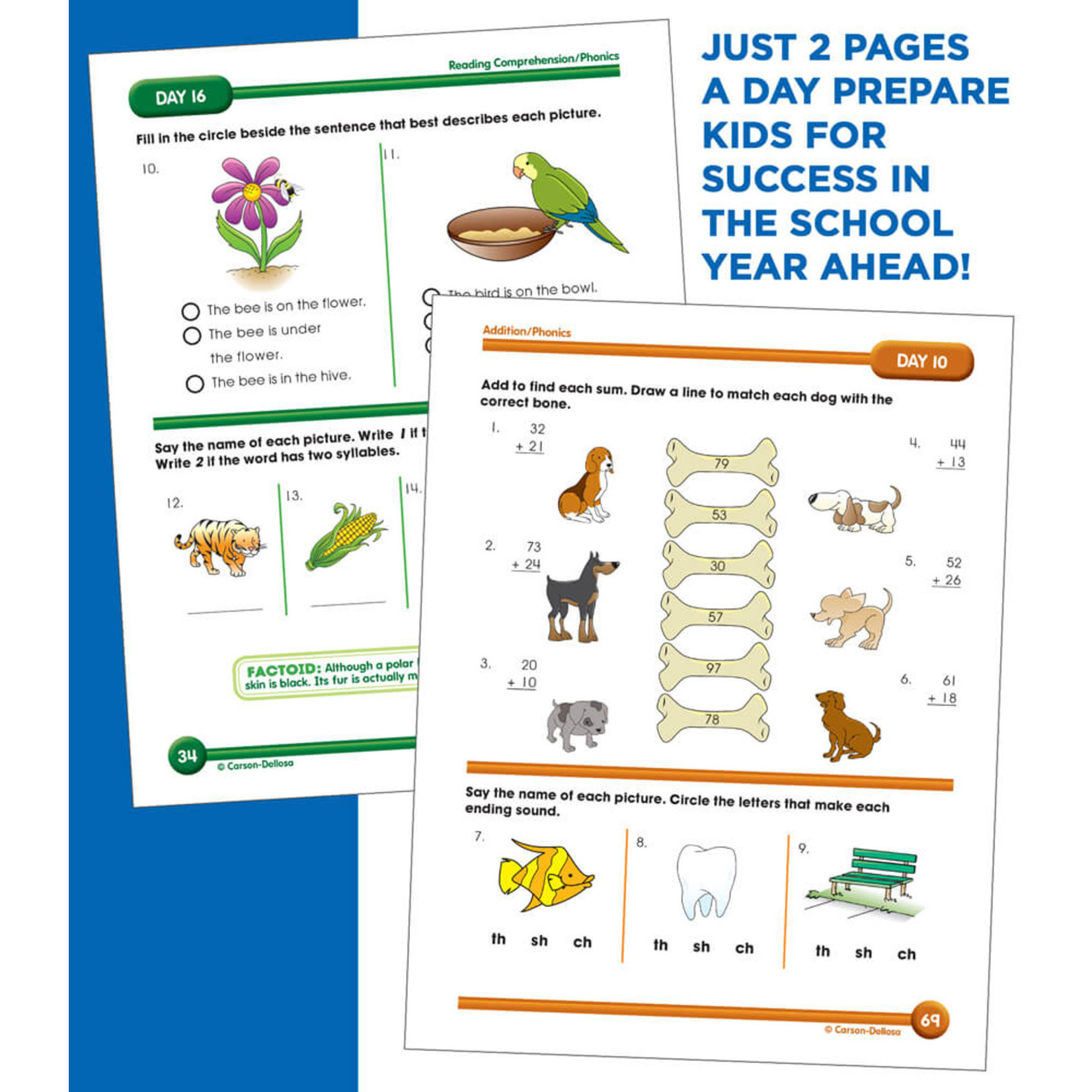 CARSON DELLOSA PUBLISHING CO Summer Bridge Activities® Workbook Grade 1-2