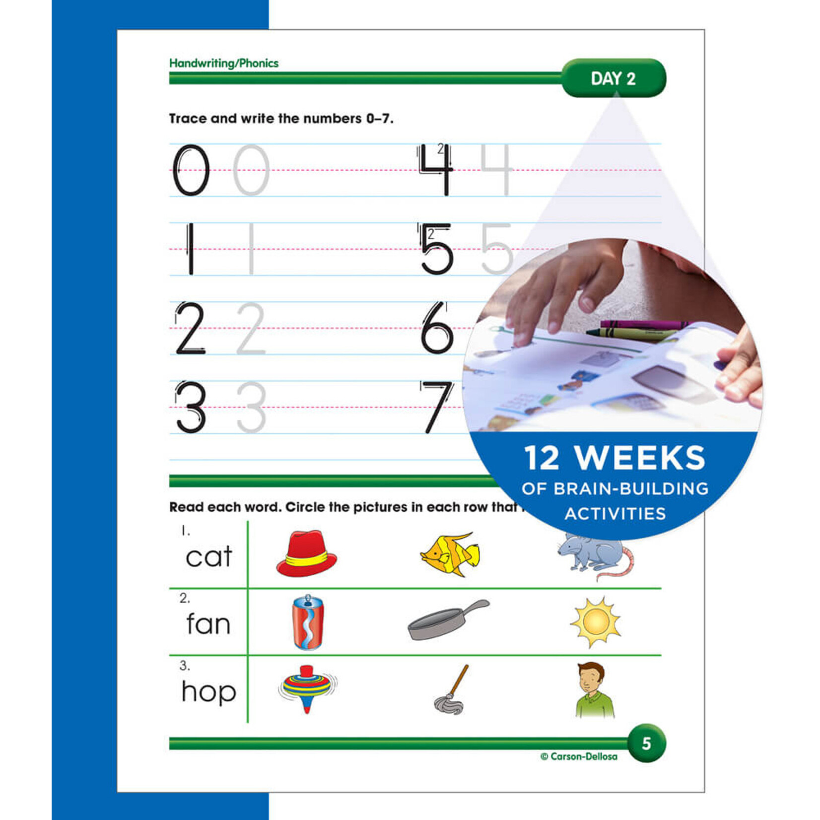 CARSON DELLOSA PUBLISHING CO Summer Bridge Activities® Workbook Grade K-1