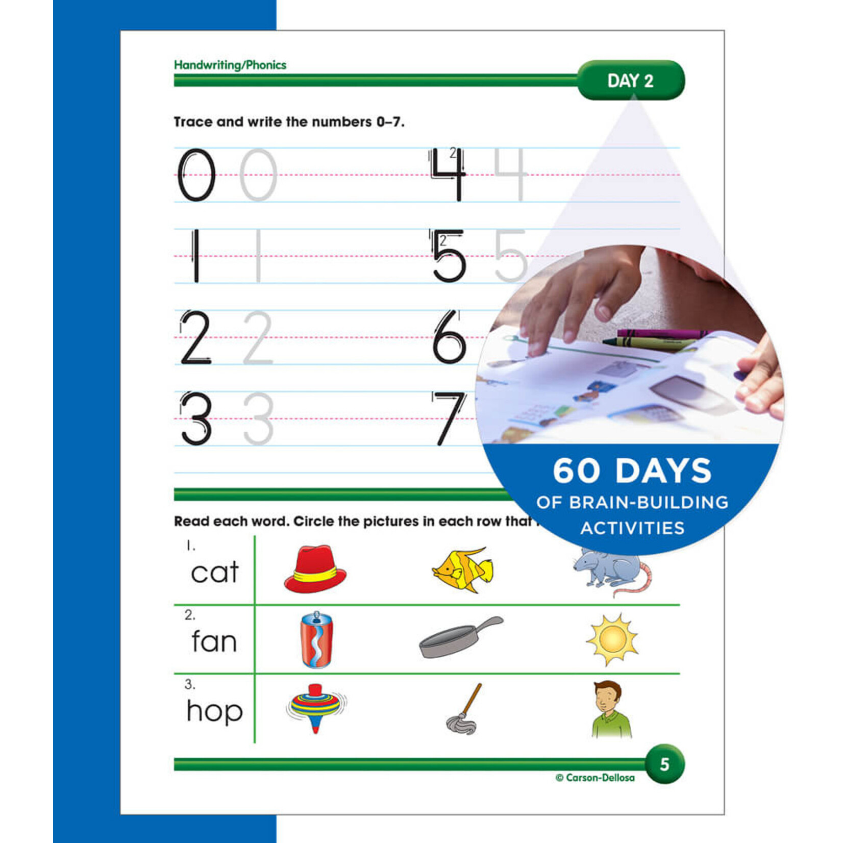 CARSON DELLOSA PUBLISHING CO Summer Bridge Activities® Workbook Grade K-1