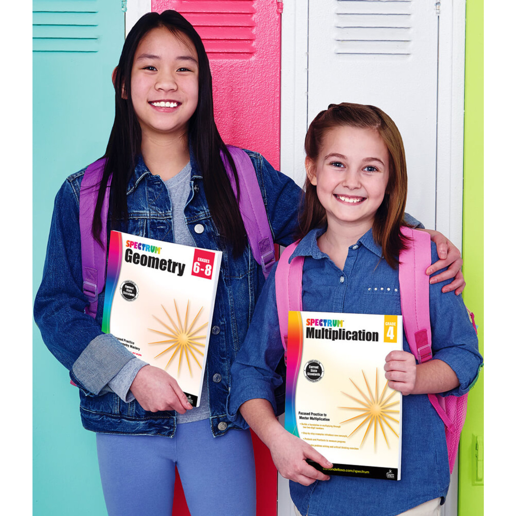 CARSON DELLOSA PUBLISHING CO Spectrum Geometry Workbook Grade 6-8