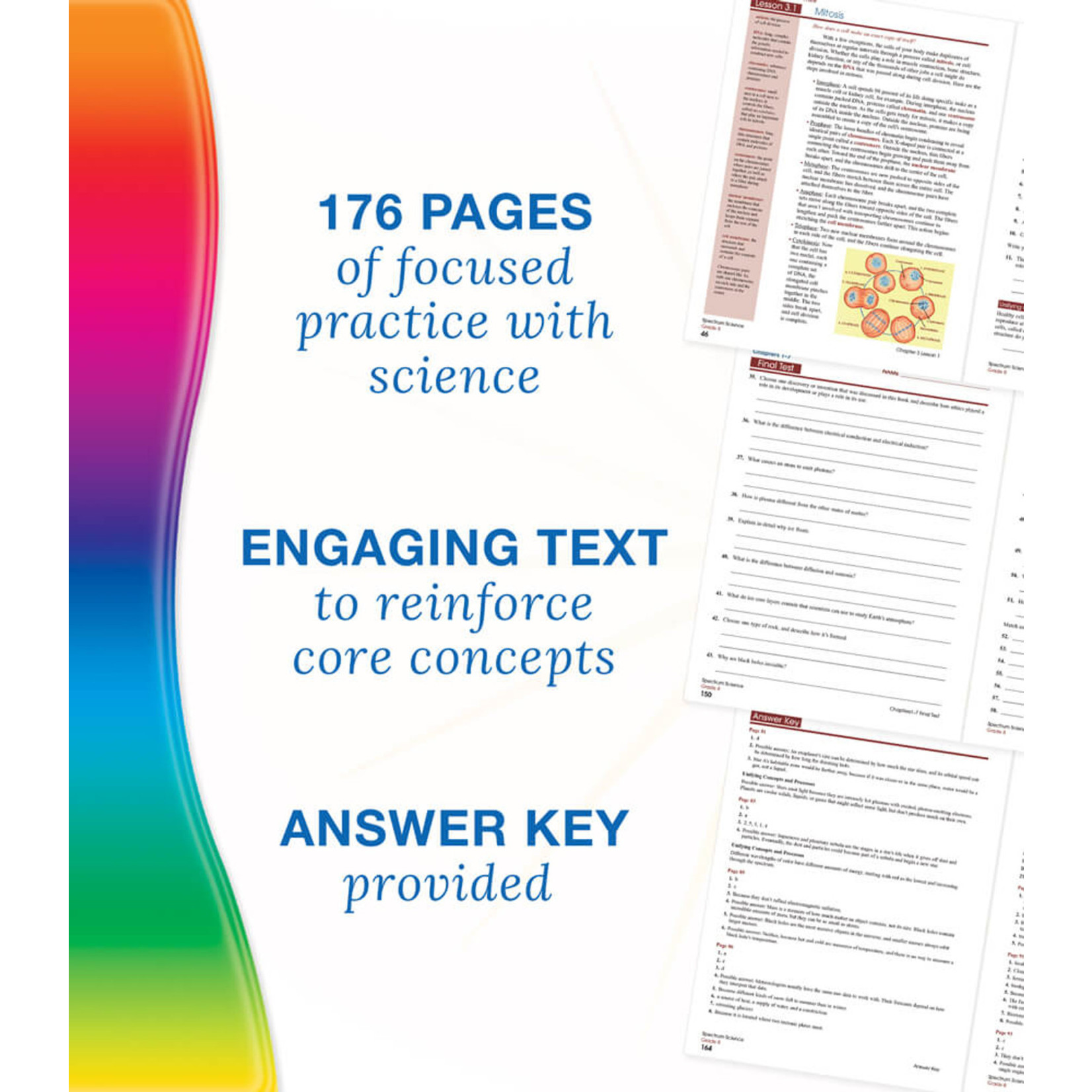 CARSON DELLOSA PUBLISHING CO Spectrum Science Workbook Grade 8