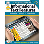 CARSON DELLOSA PUBLISHING CO Understanding Informational Text Features Workbook Grade 6-8