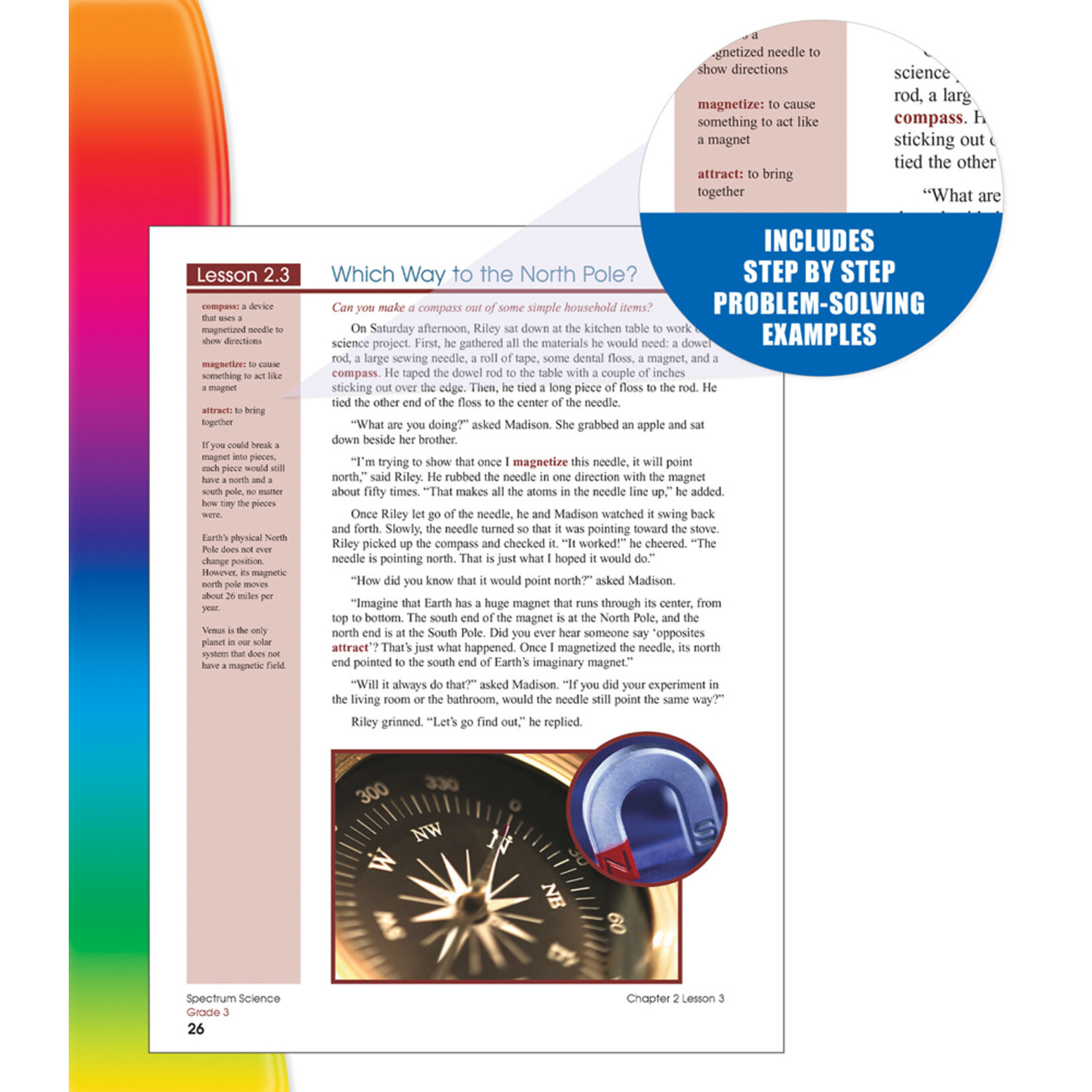 CARSON DELLOSA PUBLISHING CO Spectrum Science Workbook Grade 3 Paperback