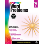 CARSON DELLOSA PUBLISHING CO Spectrum Word Problems Workbook Grade 7