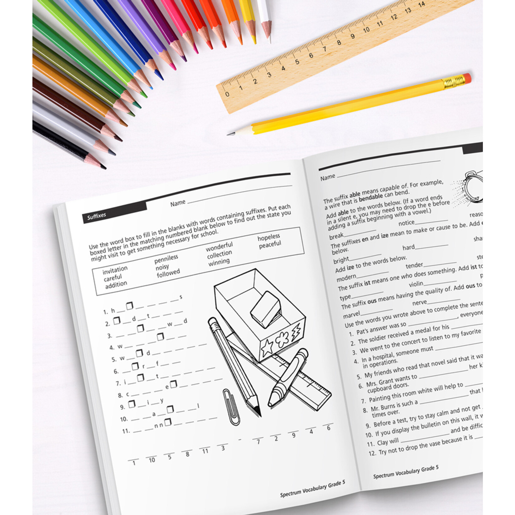 CARSON DELLOSA PUBLISHING CO Spectrum Vocabulary Workbook Grade 5