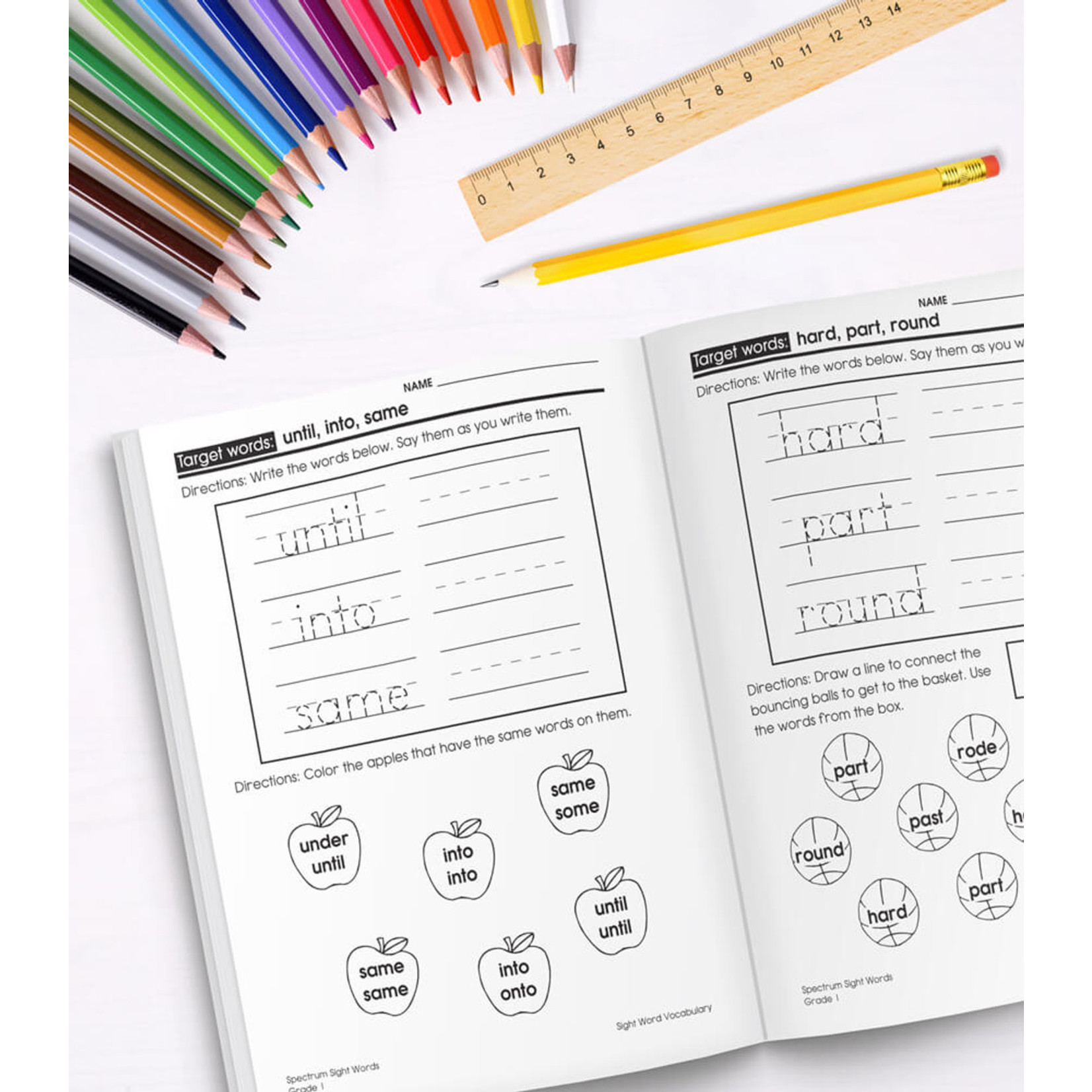 CARSON DELLOSA PUBLISHING CO Spectrum Sight Words Workbook Grade 1