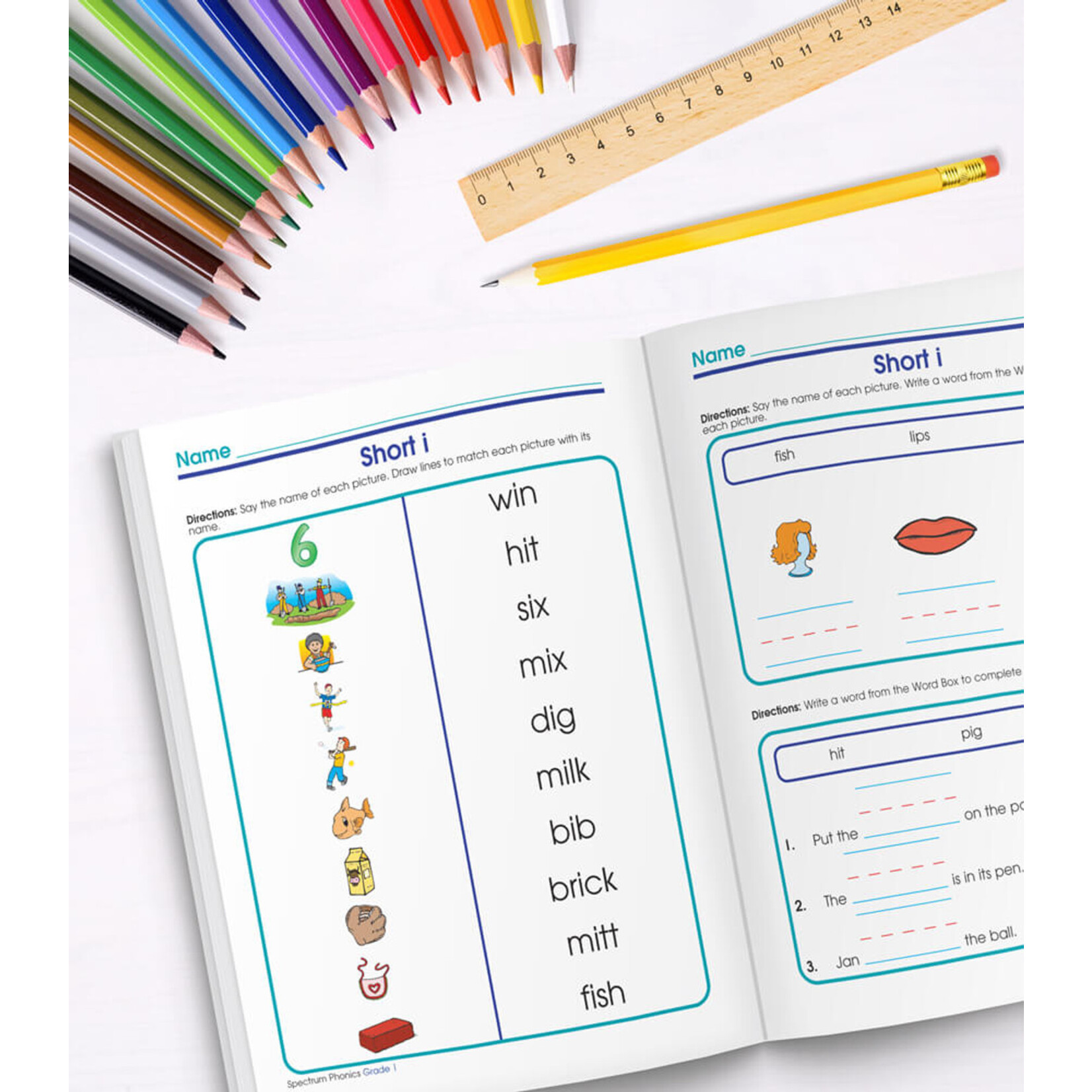 CARSON DELLOSA PUBLISHING CO Spectrum Phonics Workbook Grade 1
