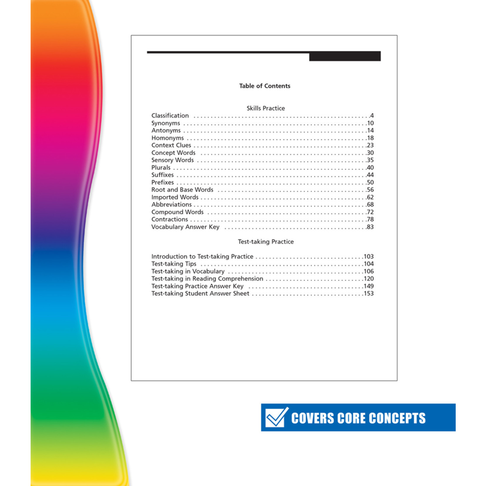 CARSON DELLOSA PUBLISHING CO Spectrum Vocabulary Workbook Grade 4