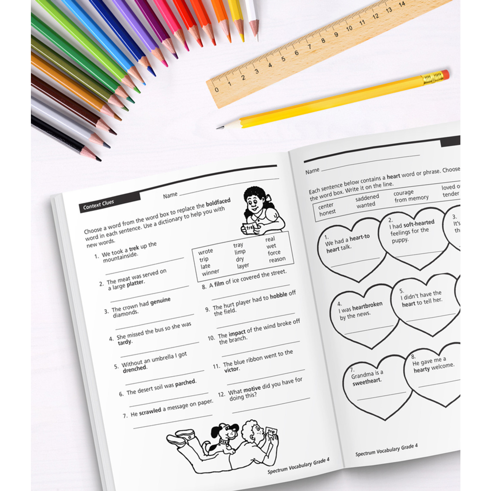 CARSON DELLOSA PUBLISHING CO Spectrum Vocabulary Workbook Grade 4