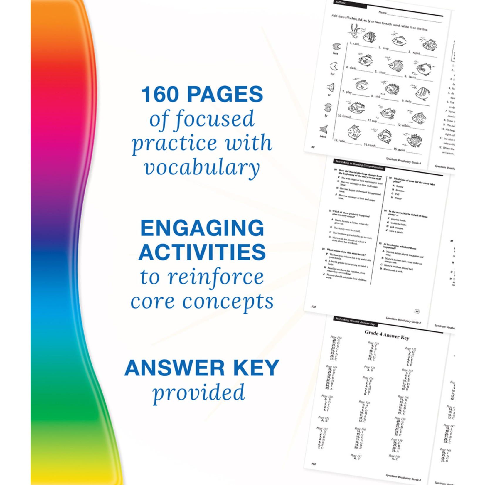 CARSON DELLOSA PUBLISHING CO Spectrum Vocabulary Workbook Grade 4