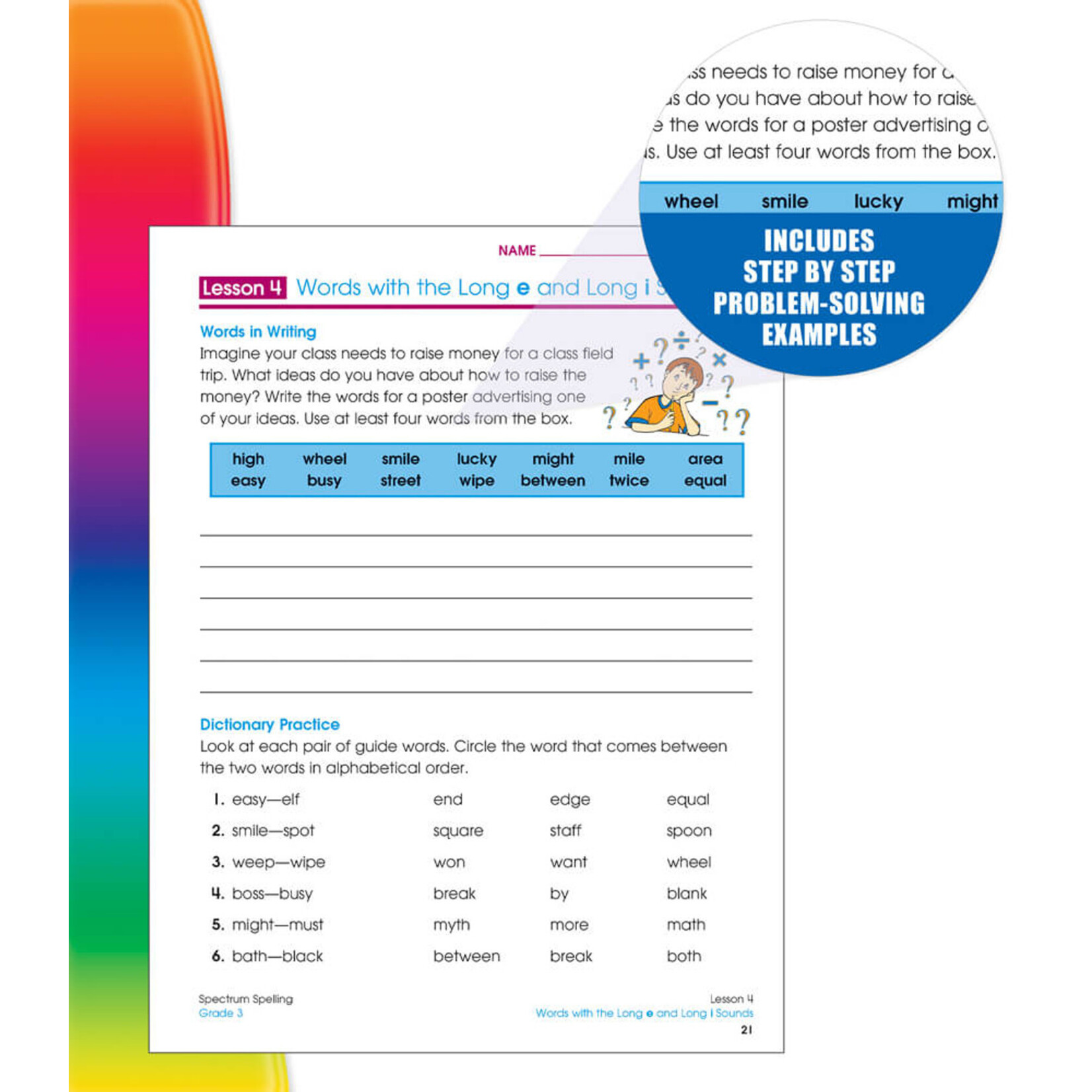 CARSON DELLOSA PUBLISHING CO Spectrum Spelling Workbook Grade 3
