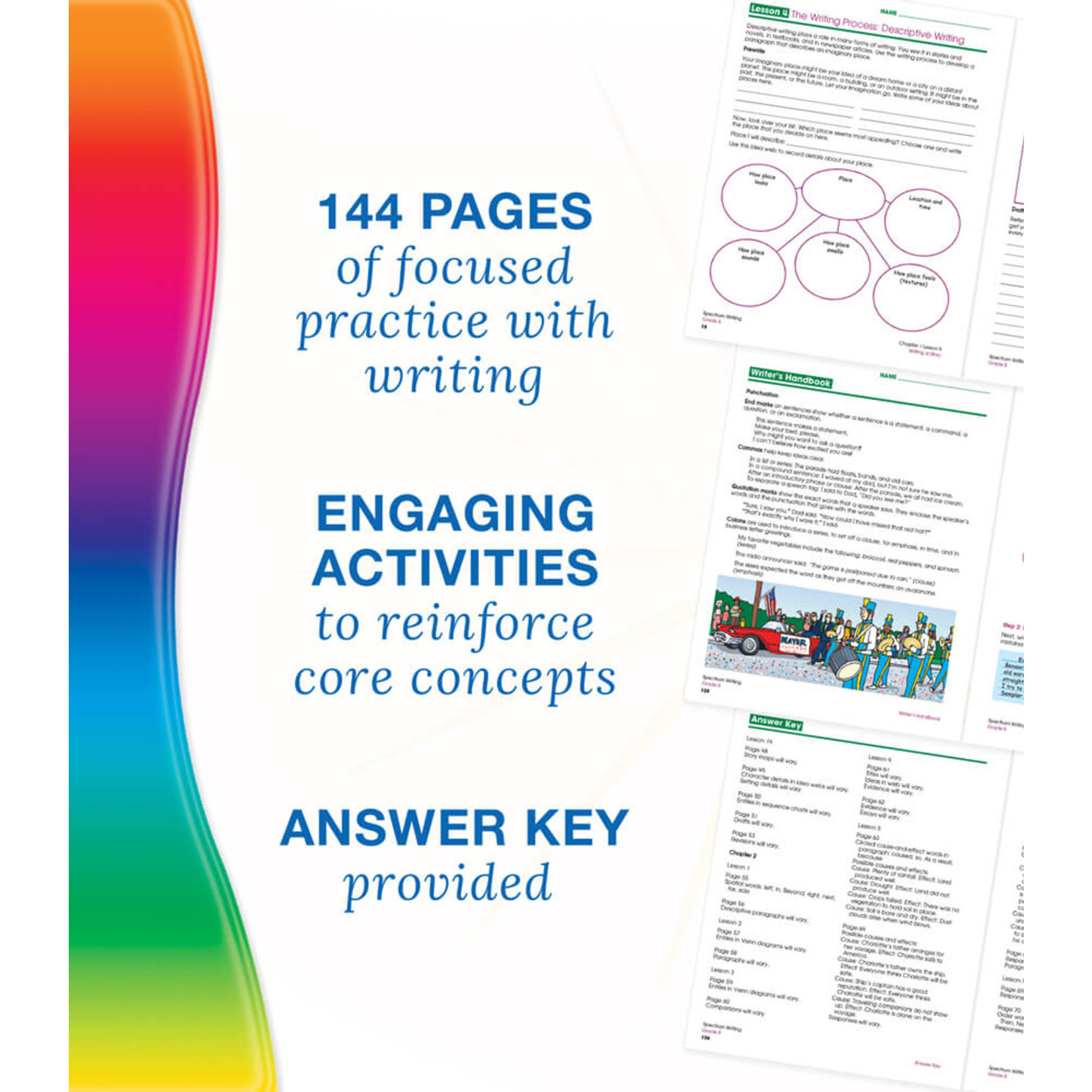 CARSON DELLOSA PUBLISHING CO Spectrum Writing Workbook Grade 8