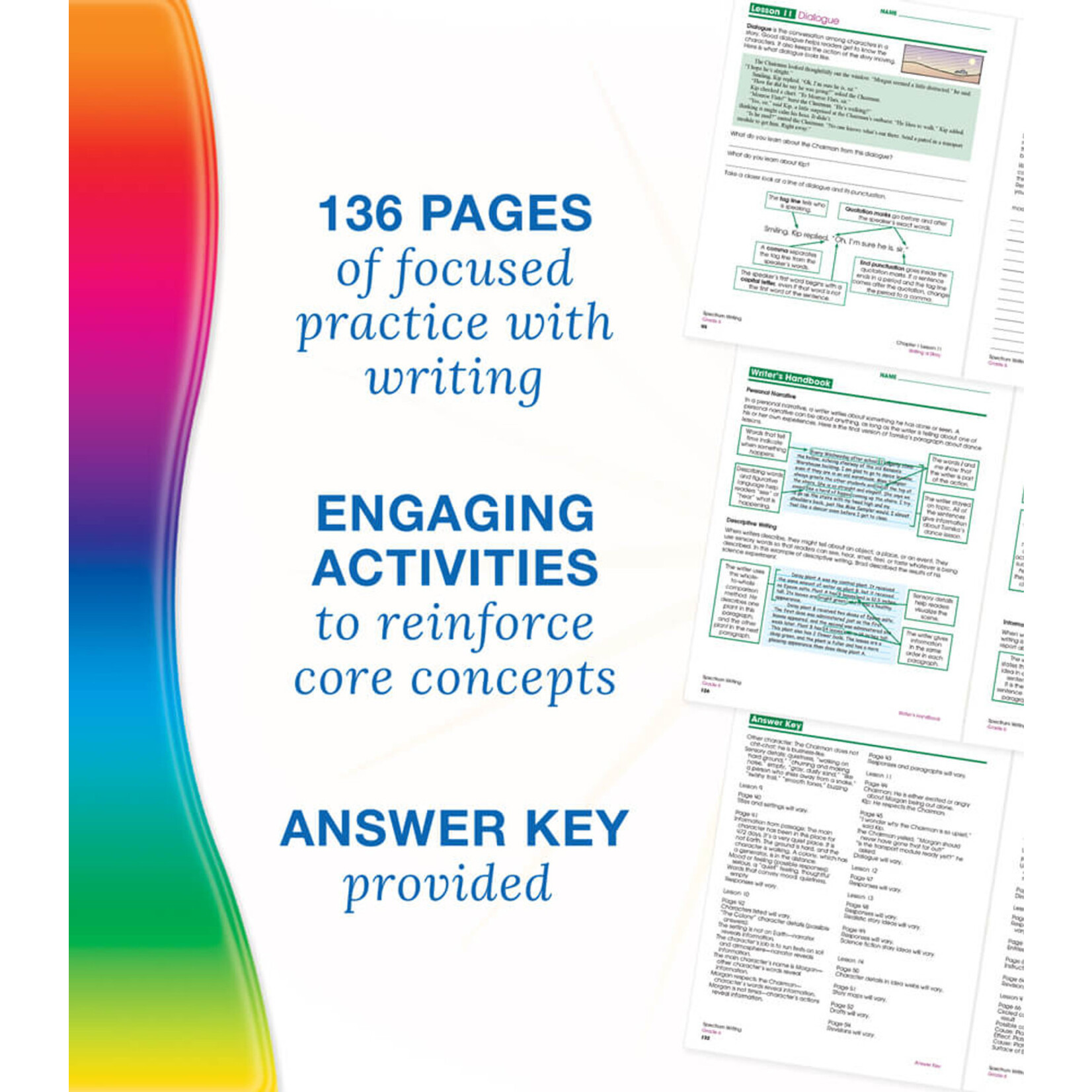 CARSON DELLOSA PUBLISHING CO Spectrum Writing Workbook Grade 6