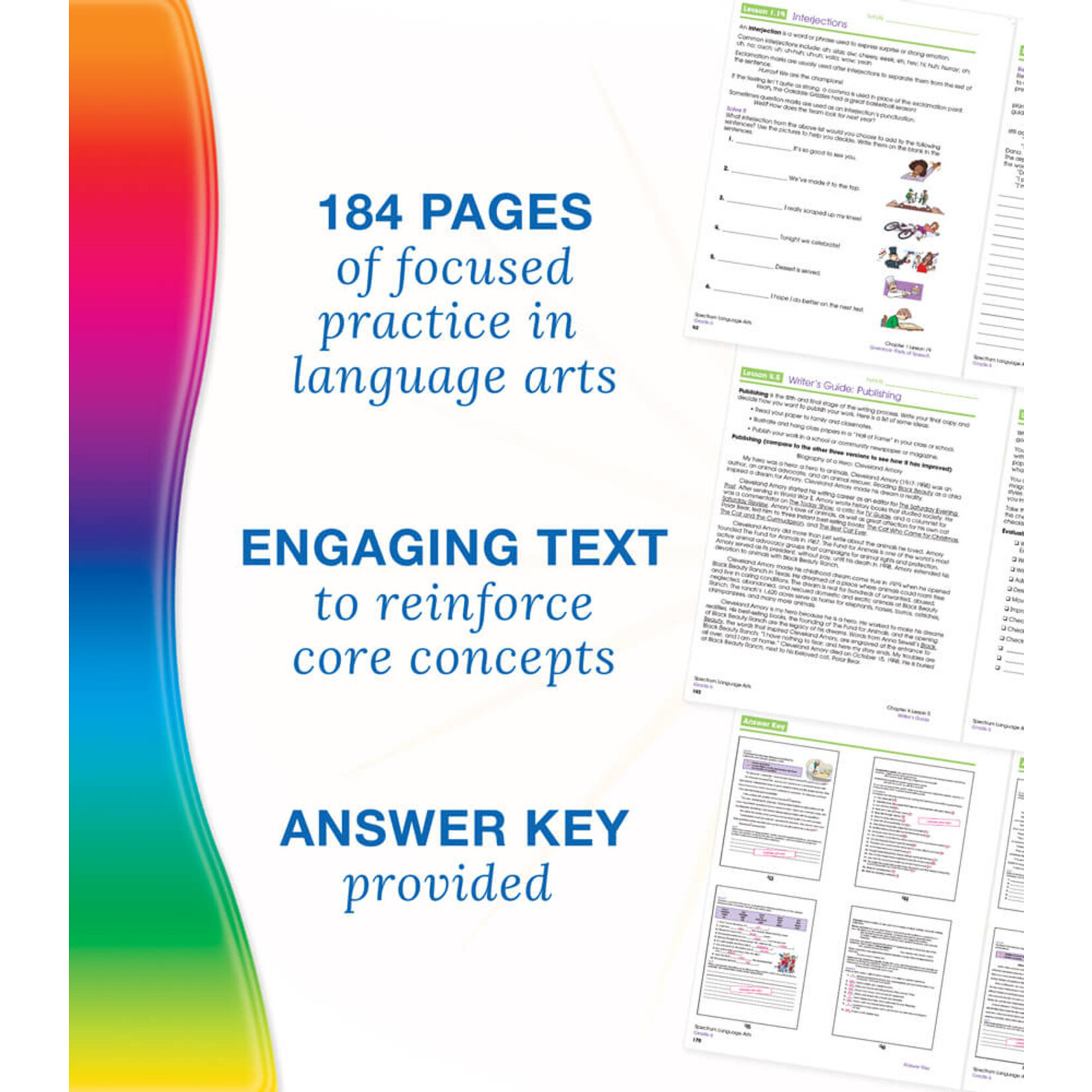 CARSON DELLOSA PUBLISHING CO Spectrum Language Arts Workbook Grade 6