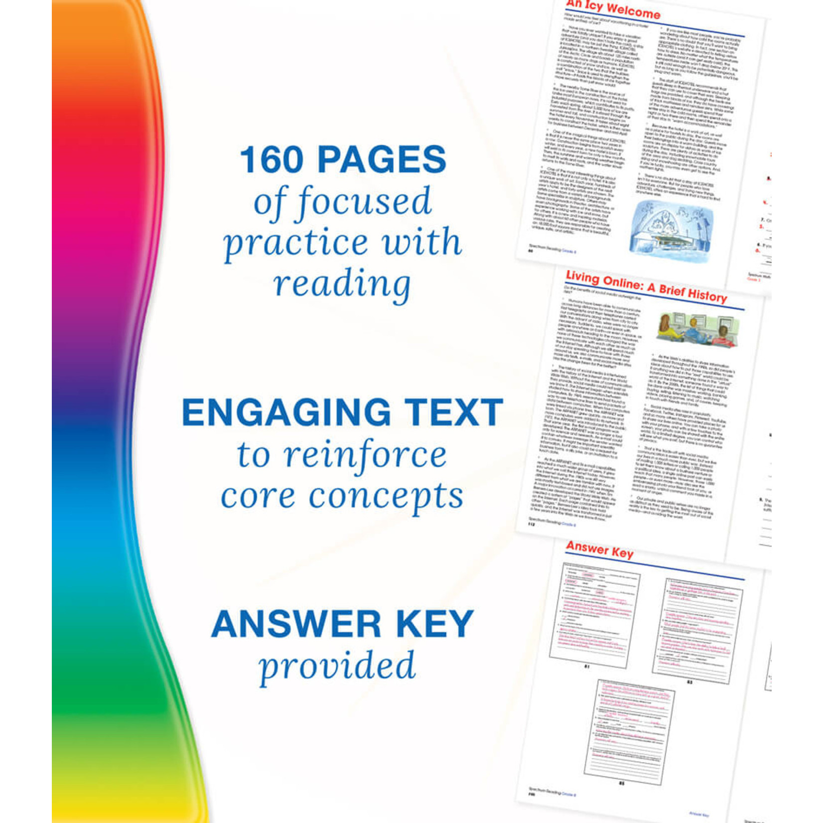 CARSON DELLOSA PUBLISHING CO Spectrum Reading Workbook Grade 8