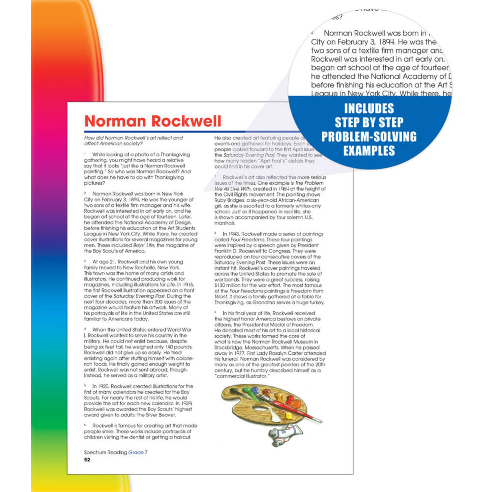 CARSON DELLOSA PUBLISHING CO Spectrum Reading Workbook Grade 7