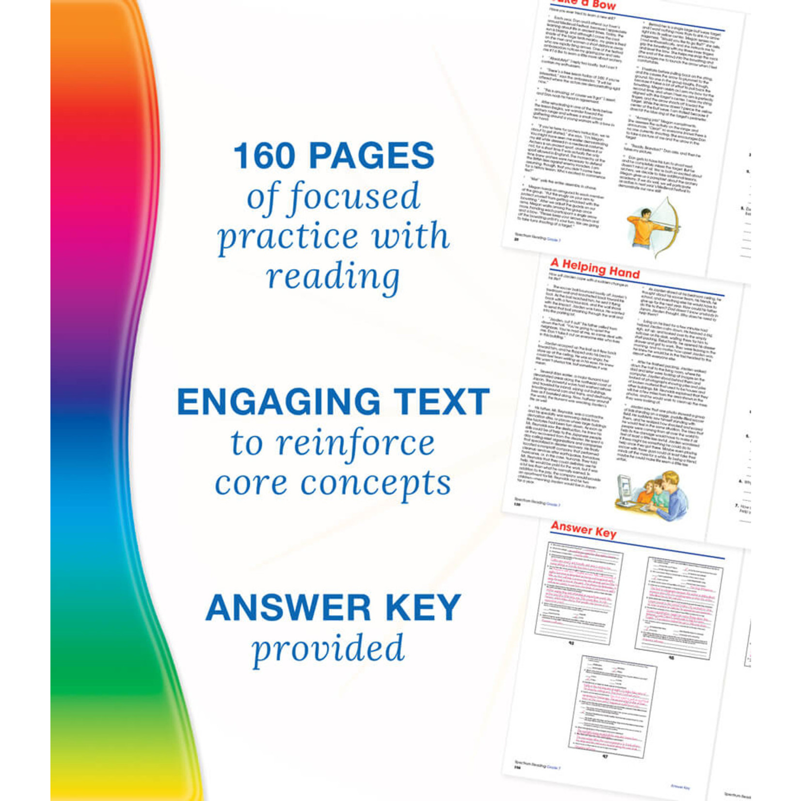 CARSON DELLOSA PUBLISHING CO Spectrum Reading Workbook Grade 7