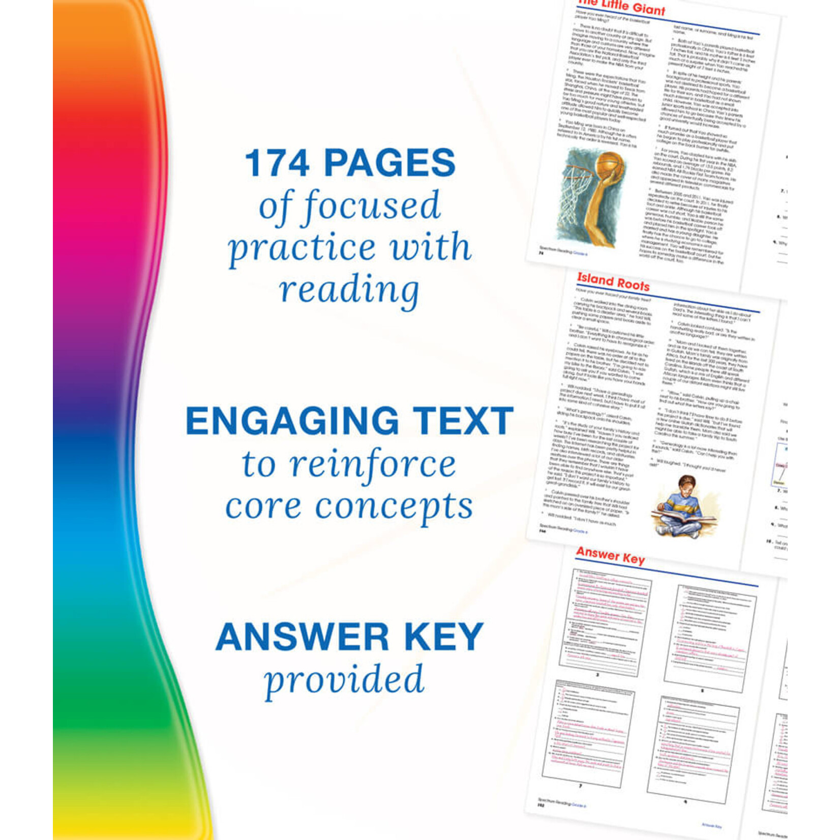 CARSON DELLOSA PUBLISHING CO Spectrum Reading Workbook Grade 6