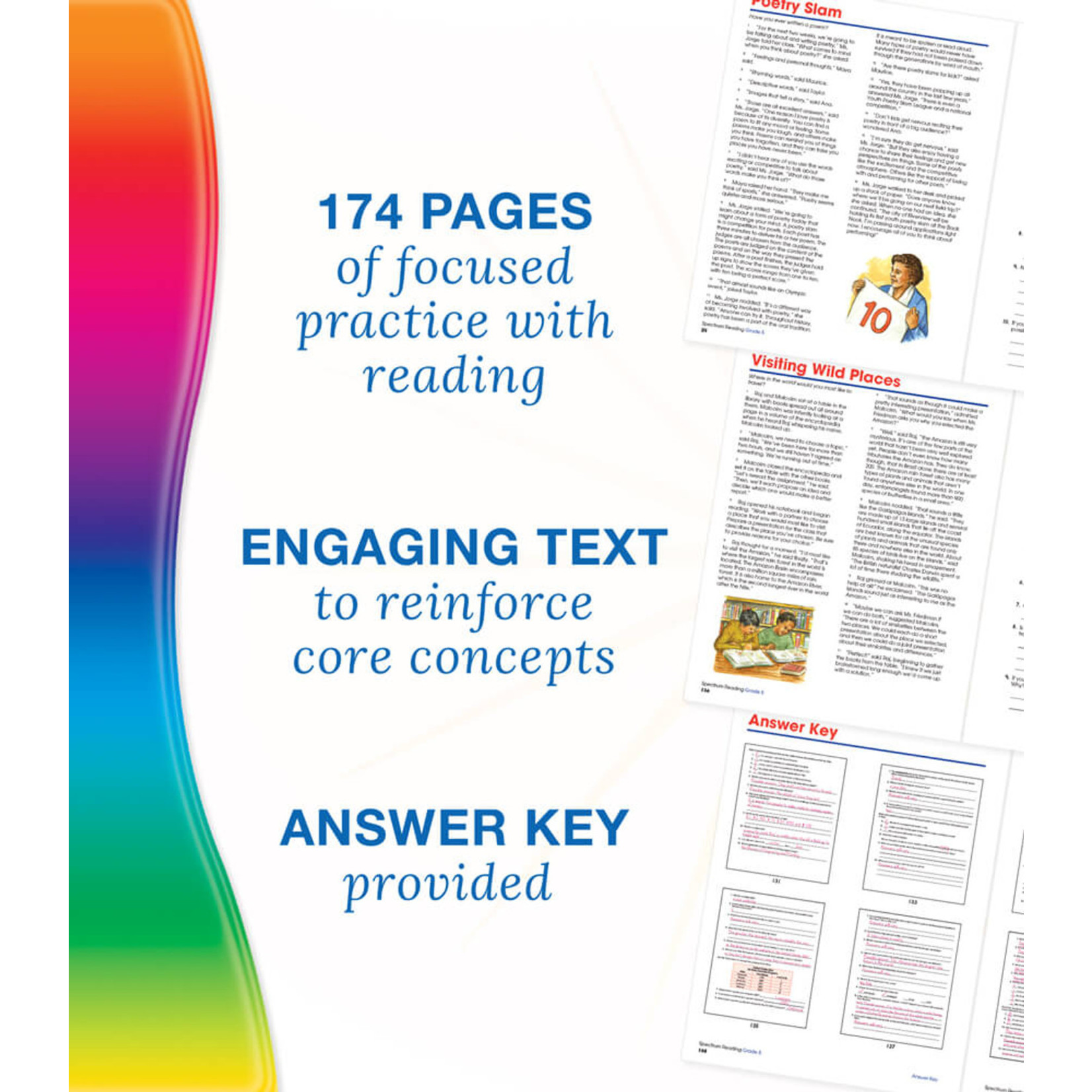 CARSON DELLOSA PUBLISHING CO Spectrum Reading Workbook Grade 5