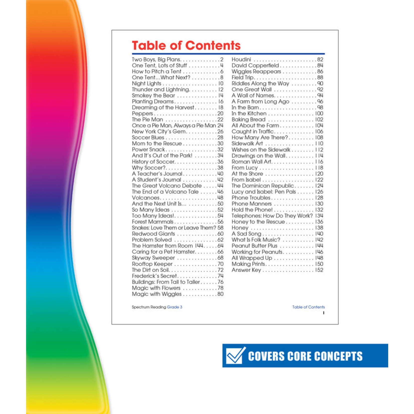 CARSON DELLOSA PUBLISHING CO Spectrum Reading Workbook Grade 3