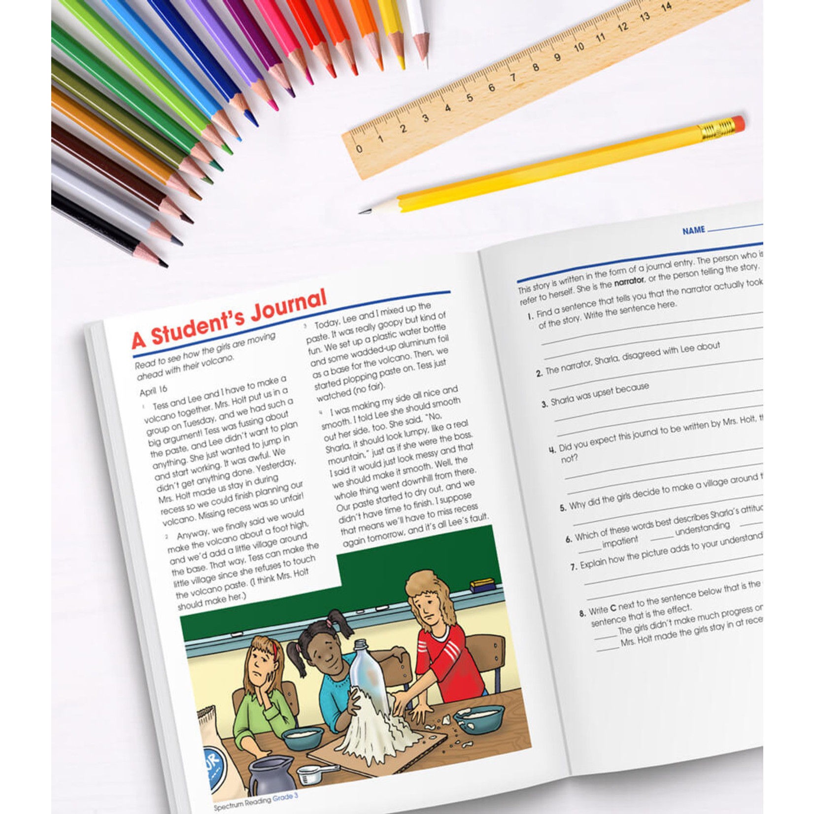 CARSON DELLOSA PUBLISHING CO Spectrum Reading Workbook Grade 3