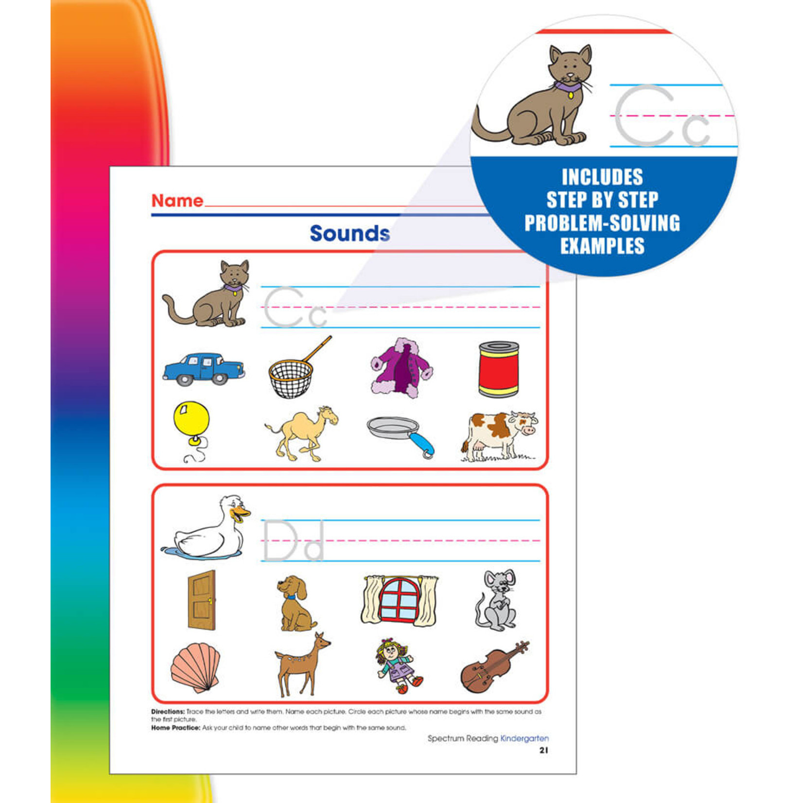 CARSON DELLOSA PUBLISHING CO Spectrum Reading Workbook Grade K