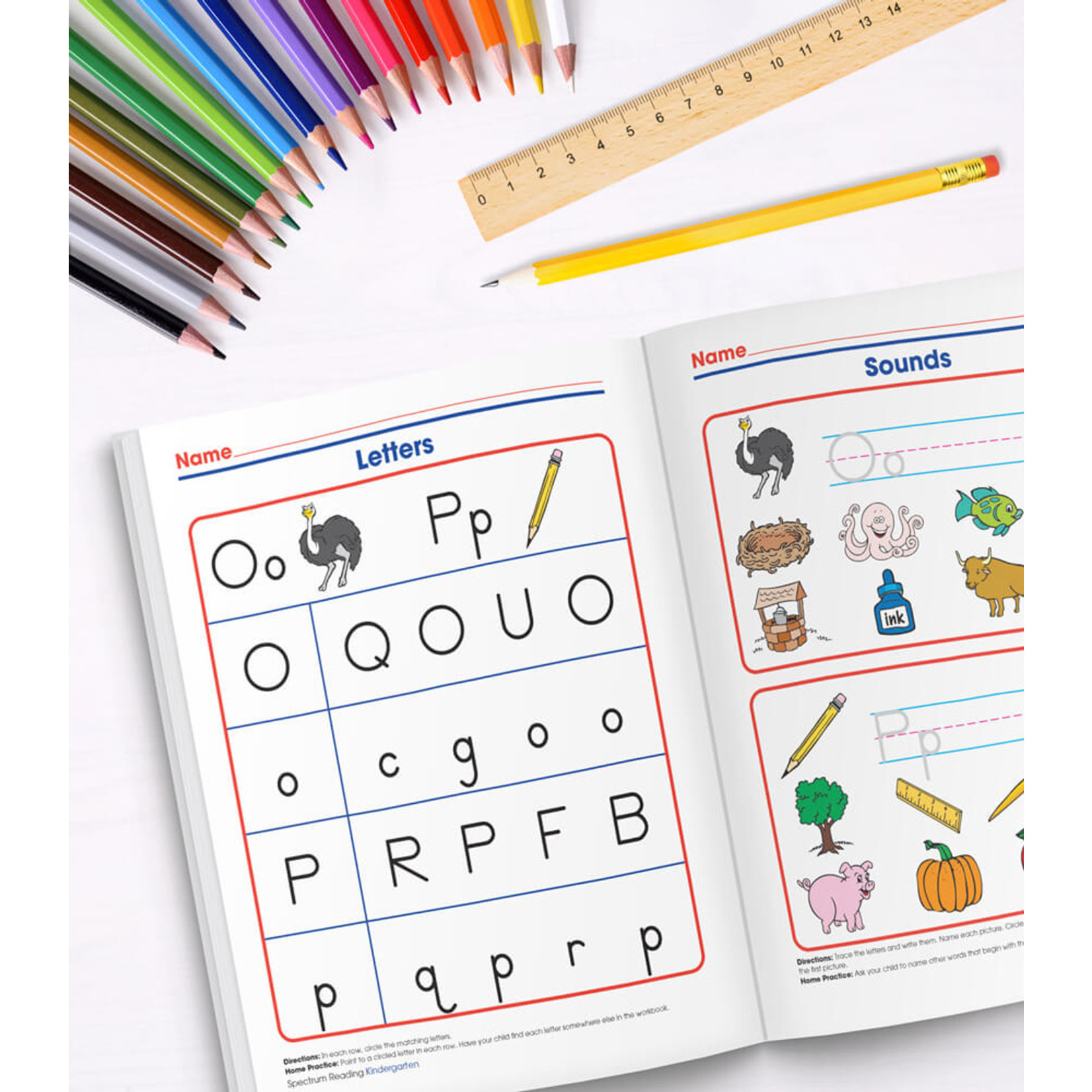 CARSON DELLOSA PUBLISHING CO Spectrum Reading Workbook Grade K