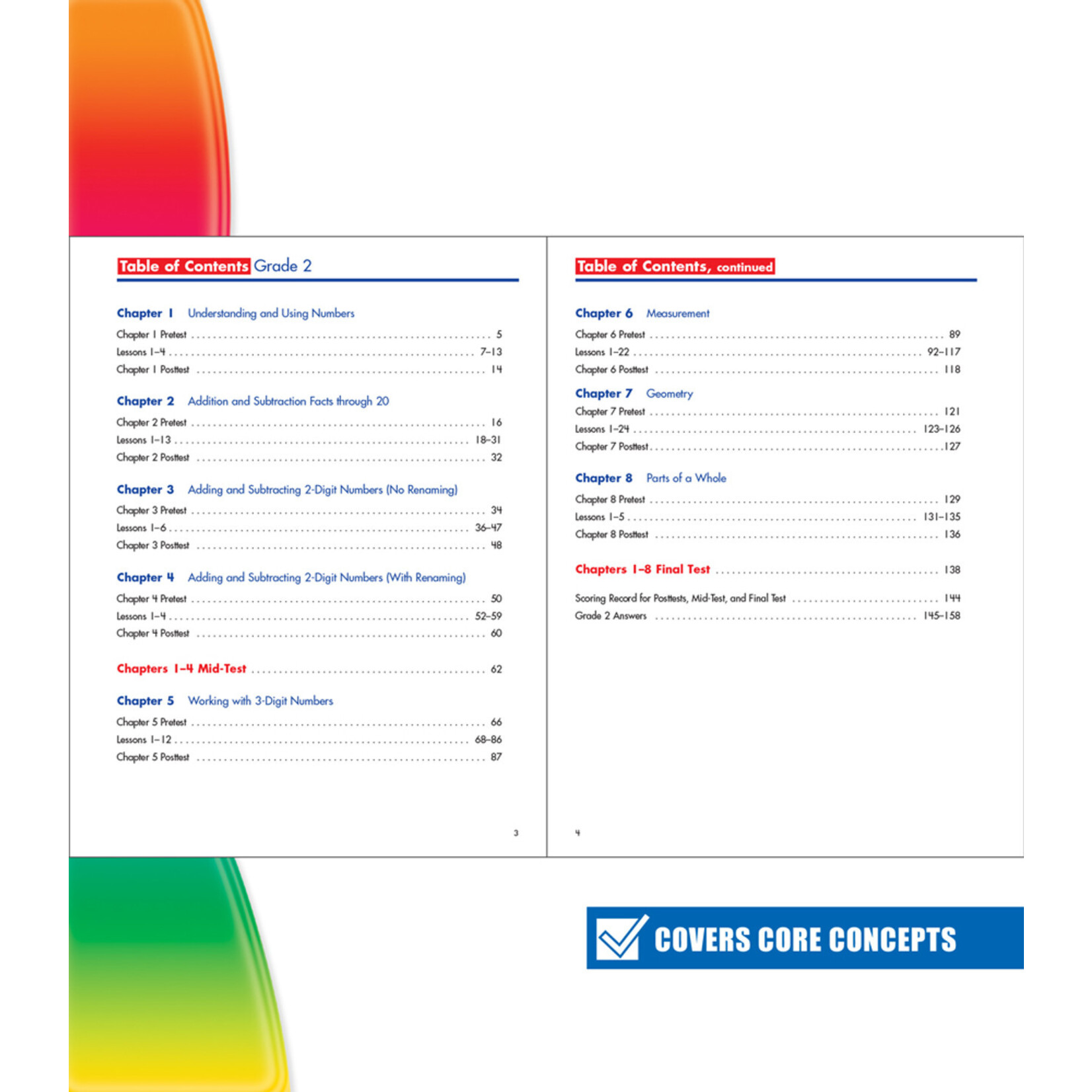 CARSON DELLOSA PUBLISHING CO Spectrum Math Workbook Grade 2