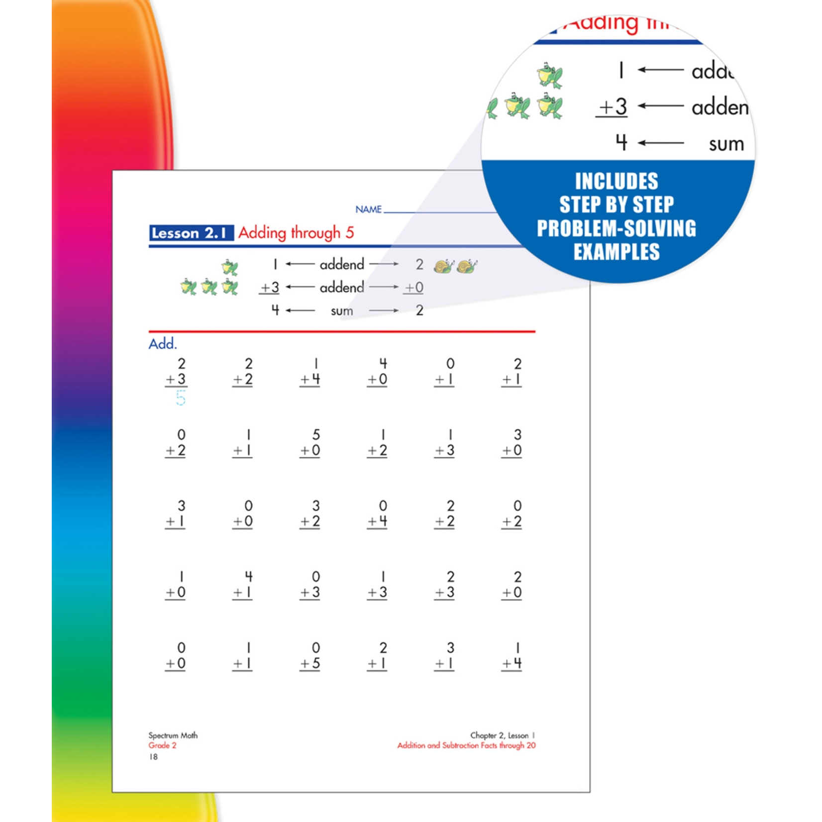CARSON DELLOSA PUBLISHING CO Spectrum Math Workbook Grade 2